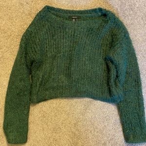 Soft green sweater